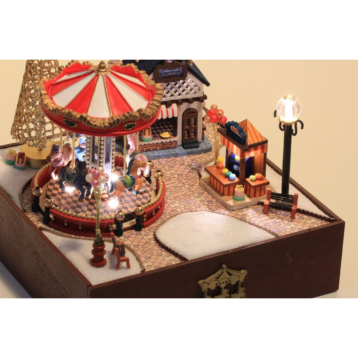 Carousel Happy Garden Happiness Version DIY Music Box Series