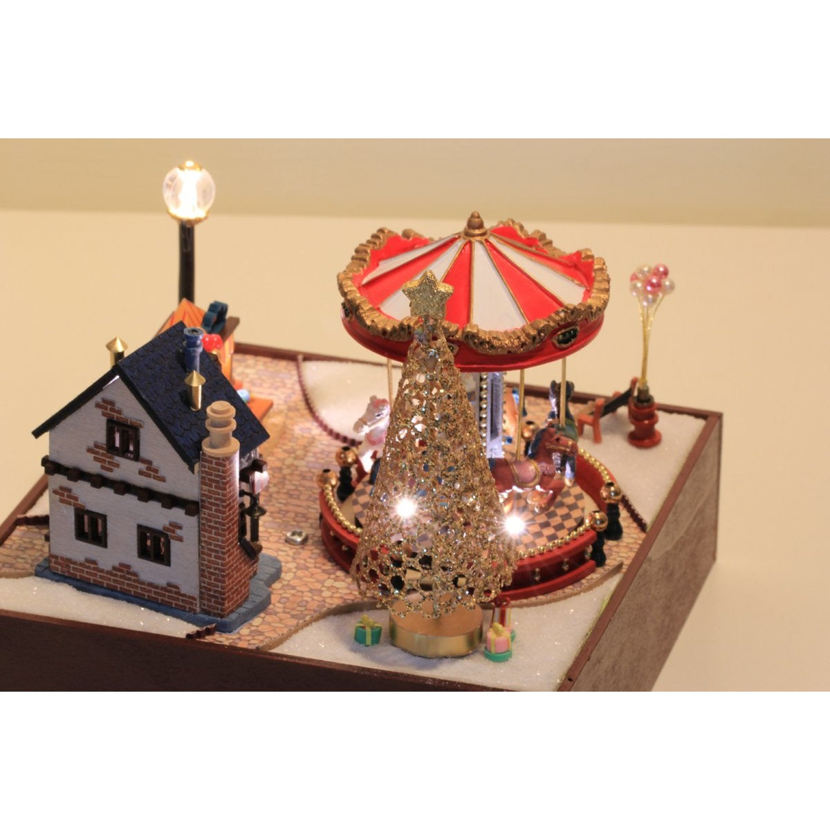 Carousel Happy Garden Happiness Version DIY Music Box Series