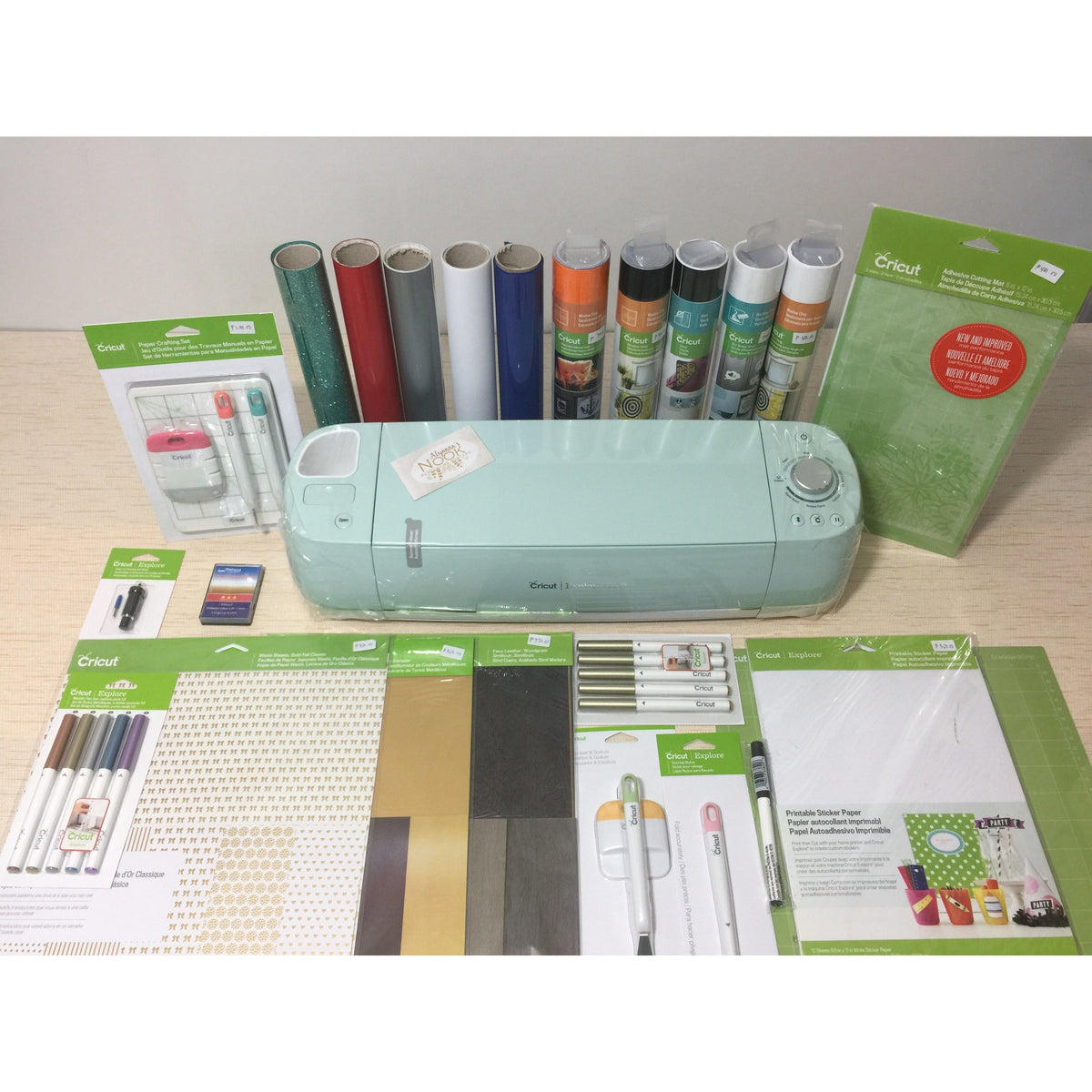 Cricut Explore Air™ 2 Mint Machine + EVERYTHING Starter Set