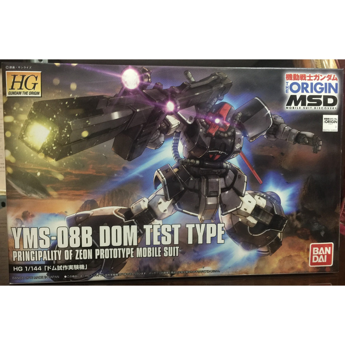 HG YMS-08B DOM Test Type
