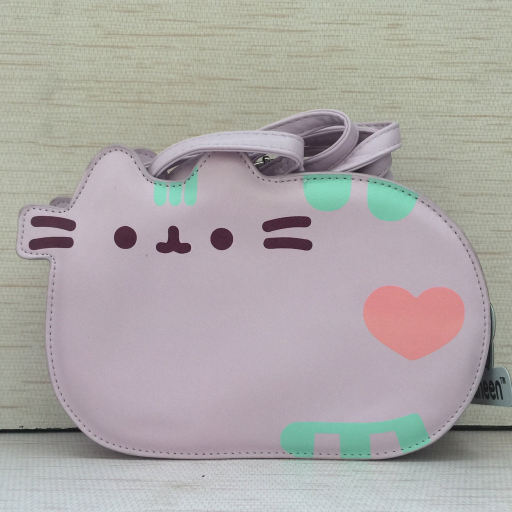Lilac Pastel Pusheen Crossbody Purse