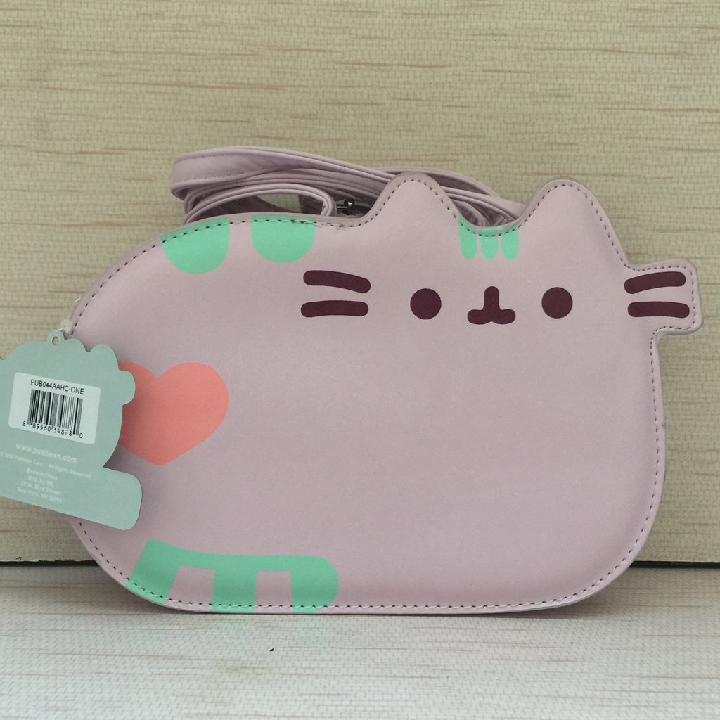 Lilac Pastel Pusheen Crossbody Purse