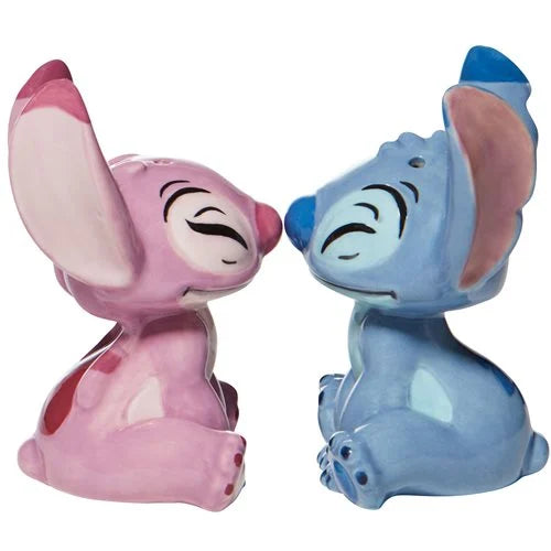 Lilo & Stitch - Stitch and Angel Salt and Pepper Shaker Set Enesco