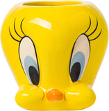 Looney Tunes Tweety Bird Face Ceramic 3D Sculpted Mug