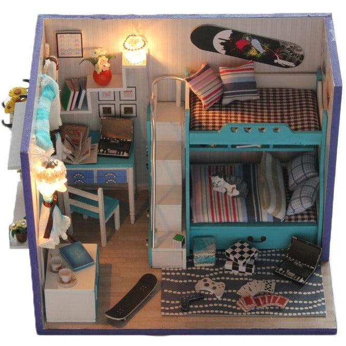 My Little Good Buddies (Blue) DIY Miniature Dollhouse