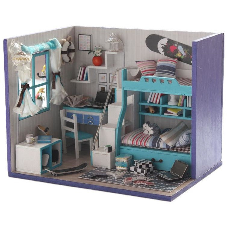 My Little Good Buddies (Blue) DIY Miniature Dollhouse