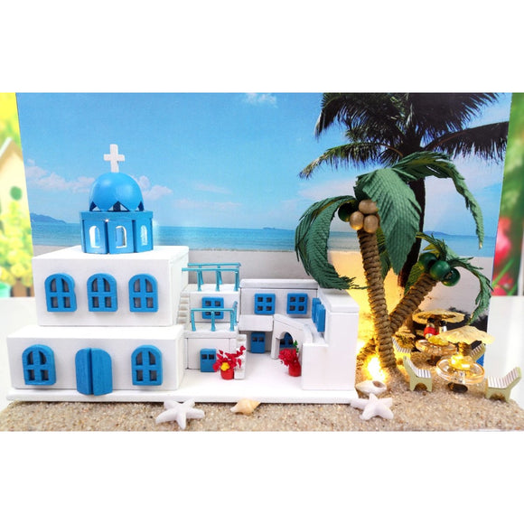 Ocean Style DIY Miniature Dollhouse