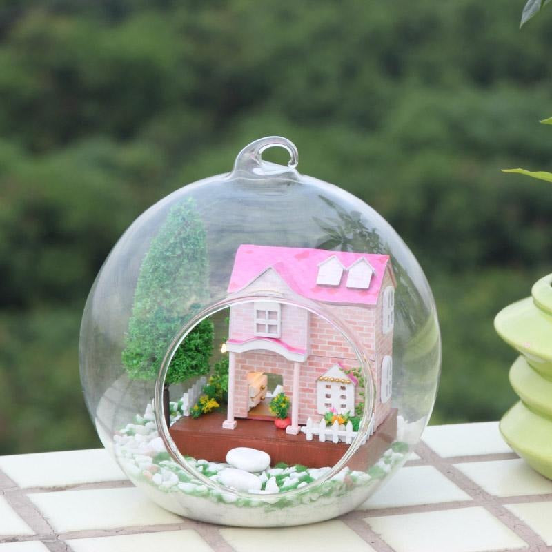 Pink Sweetheart DIY Glass Ball House Series