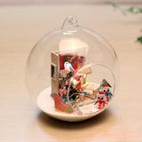 Merry Christmas DIY Glass Ball House Series