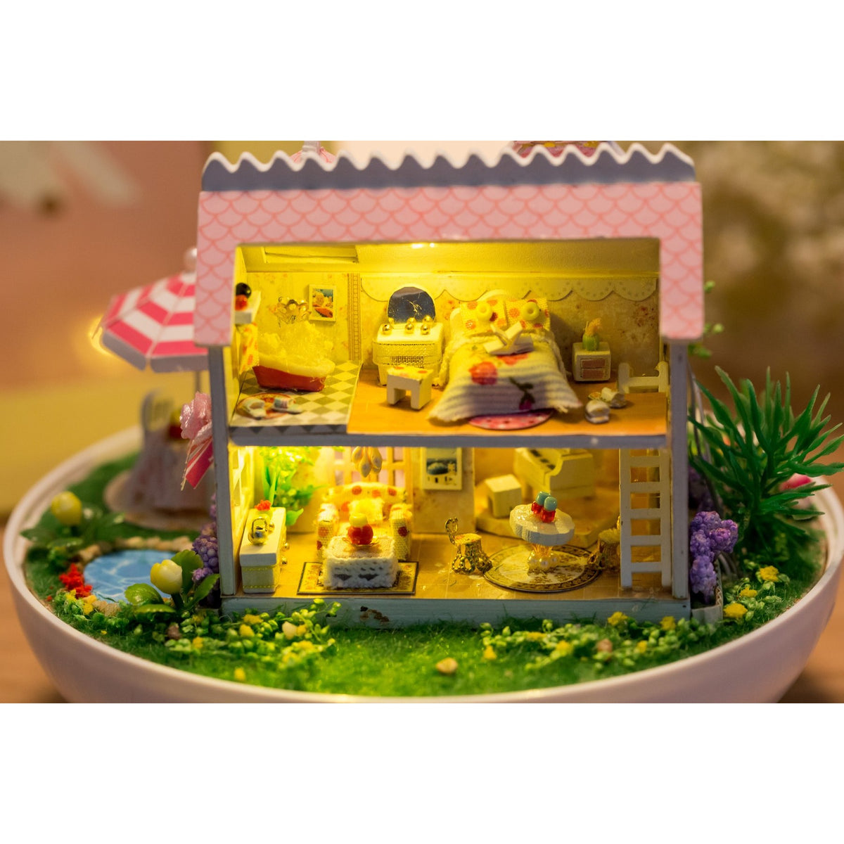 Love House DIY Glass Ball House Series