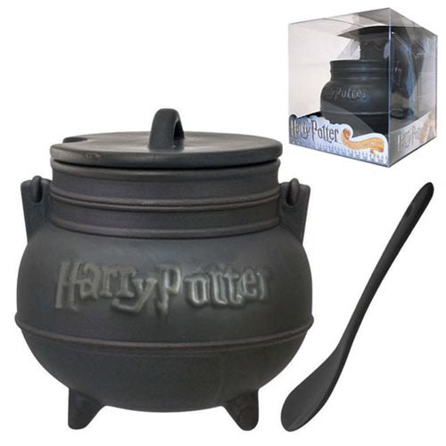 Harry Potter Black Cauldron Ceramic Soup Mug with Spoon – Alyanna's Nook