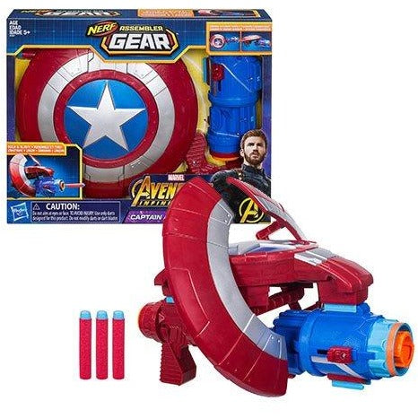 Marvel Avengers Infinity War Nerf Captain America Assembler Gear