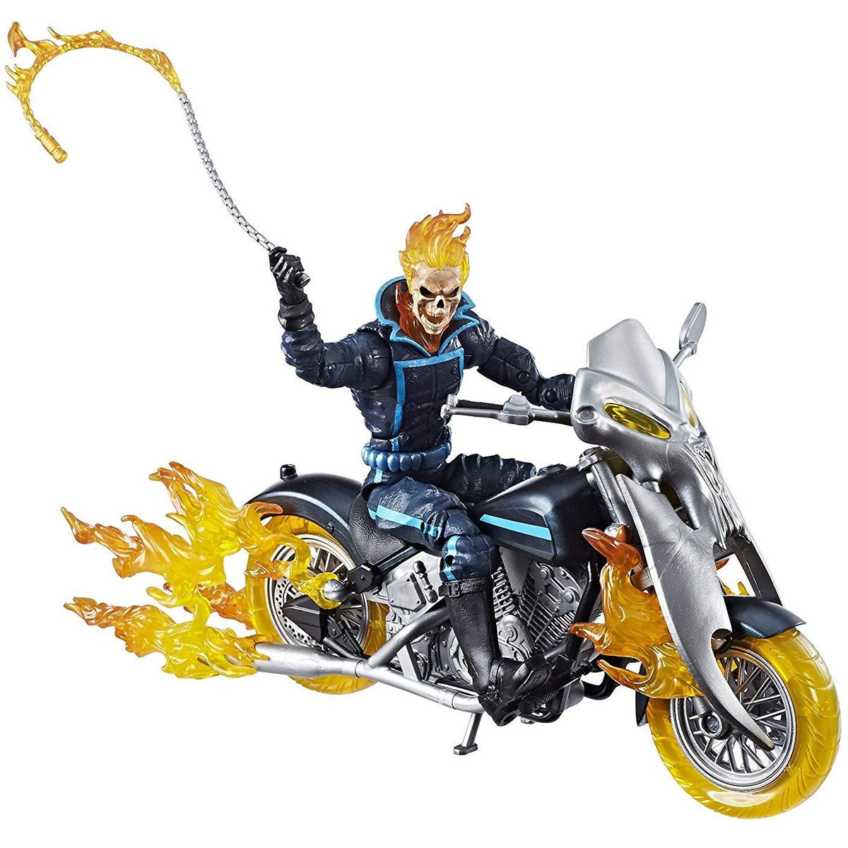 Avengers Ultimate 6 Inch Legends Ghost Rider with Flame Cycle