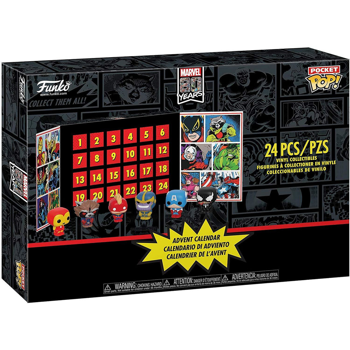 Funko Pocket Pop! Advent Calendar: Marvel 80th Anniversary (24 Mini-Figures)