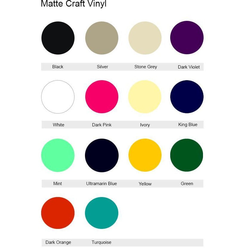 Matte Craft Vinyl Sticker Generic