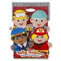 Melissa & Doug Jolly Helpers Hand Puppets (Set of 4)