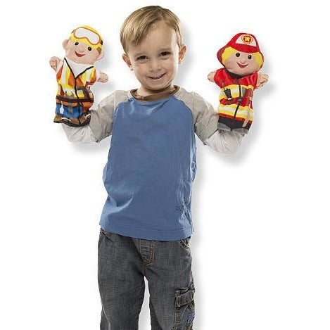 Melissa & Doug Jolly Helpers Hand Puppets (Set of 4)