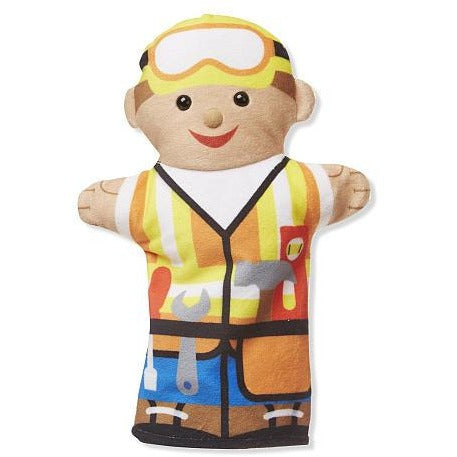 Melissa & Doug Jolly Helpers Hand Puppets (Set of 4)