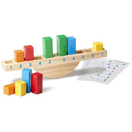 Melissa & Doug Rainbow Balance Wooden Classic Rocking Toy
