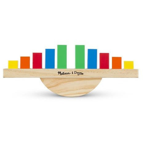 Melissa & Doug Rainbow Balance Wooden Classic Rocking Toy