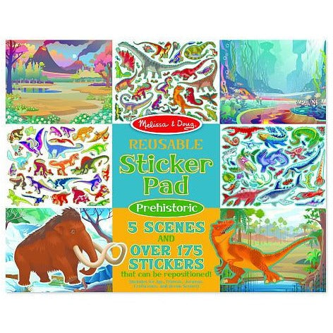 Melissa & Doug Reusable Sticker Pad - Prehistoric