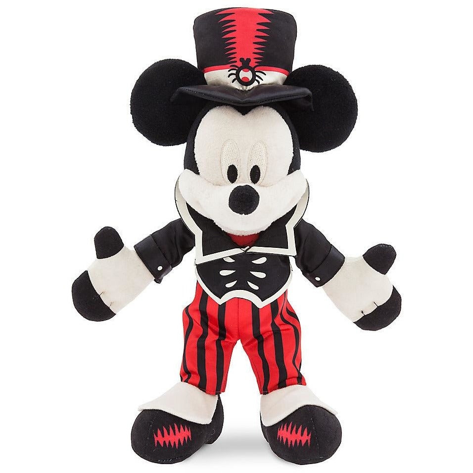 Mickey Mouse Halloween With Spider Hat Plush  9'' Disney Parks
