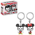 Mickey Mouse and Minnie Mouse Pocket Funko Pop! Key Chain 2-Pack