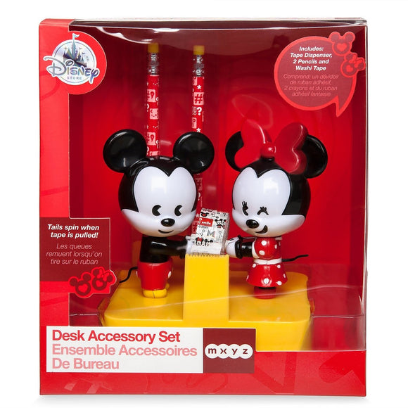 Mickey and Minnie Mouse MXYZ Desk Accessory Set