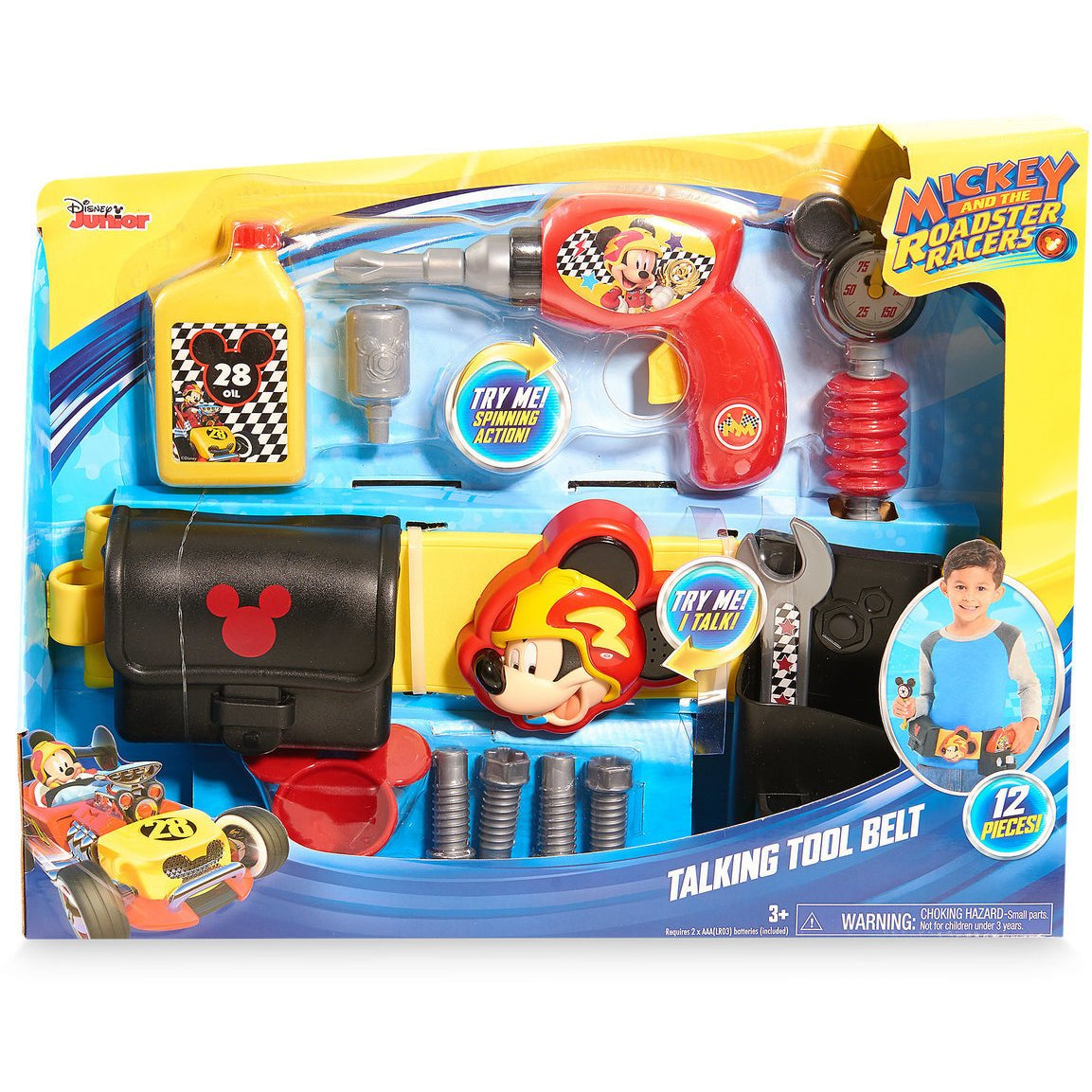 Mickey and the Roadster Racers Talking Tool Belt Playset