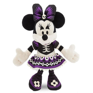 Minnie Mouse Halloween Plush in Skeleton Dress 9" - Disney Parks