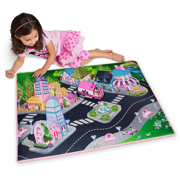 Minnie Mouse Playmat with Van