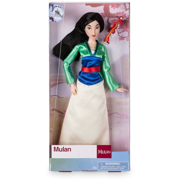 Mulan Classic Doll with Mushu Figure - 12''