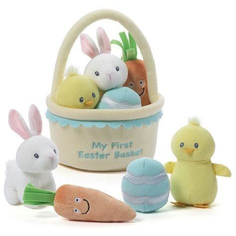 GUND My First Easter Basket Plush Playset