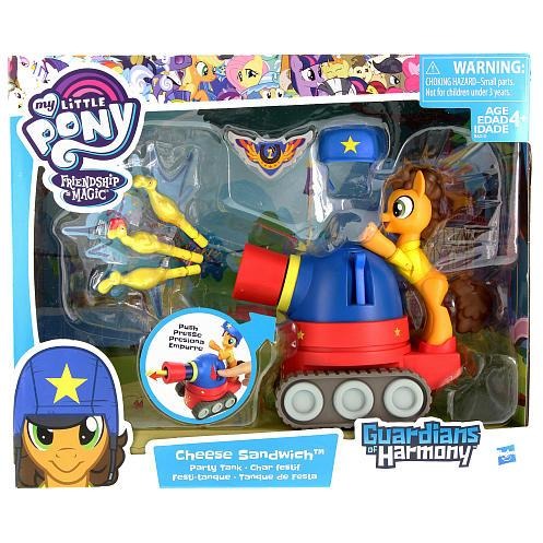 My Little Pony Friendship is Magic Guardians of Harmony Cheese Sandwich Pony with Party Tank