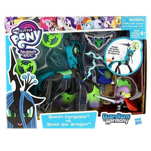 My Little Pony Guardians of Harmony Queen Chrysalis v. Spike the Dragon