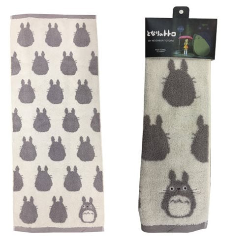 My Neighbor Totoro Totoro Silhouette Face Towel - Marushin