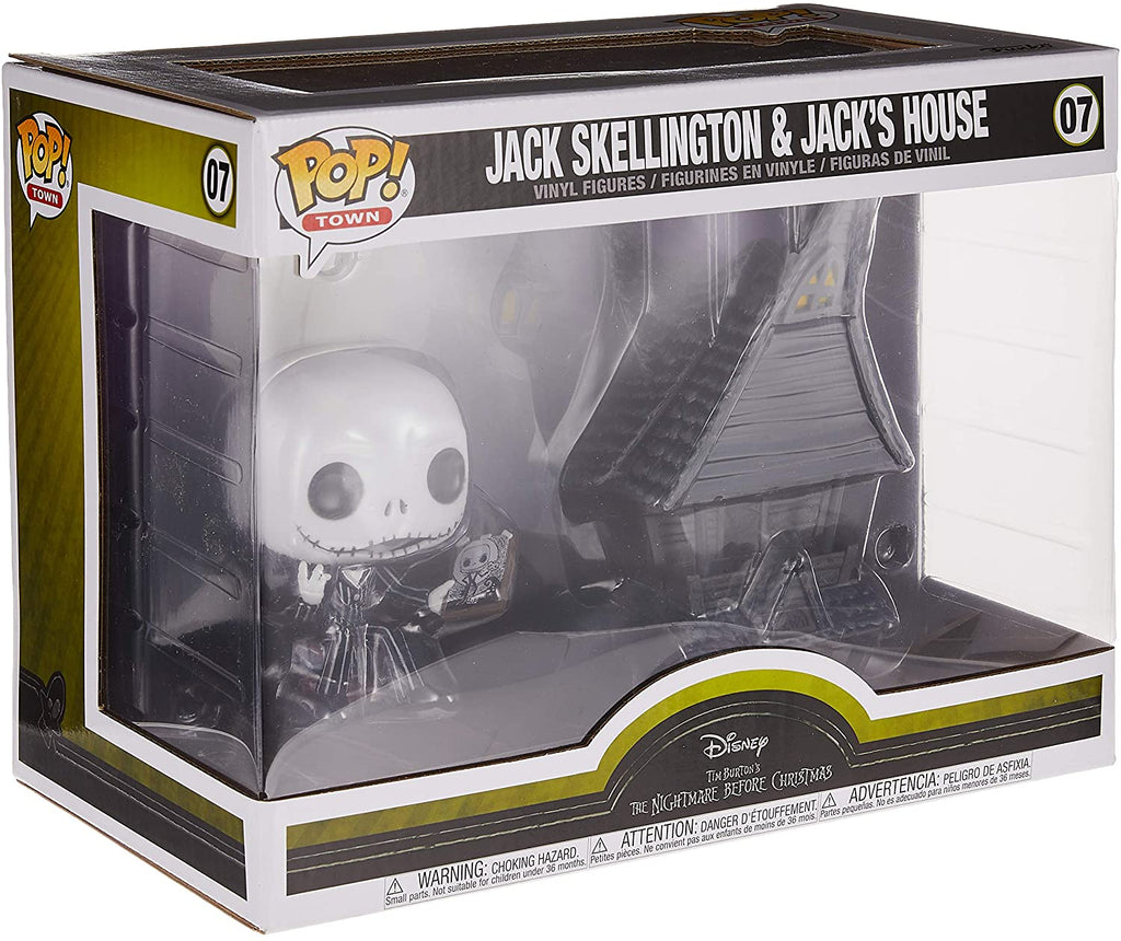 Nightmare Before Christmas Jack Skellington and House Funko Pop! Town