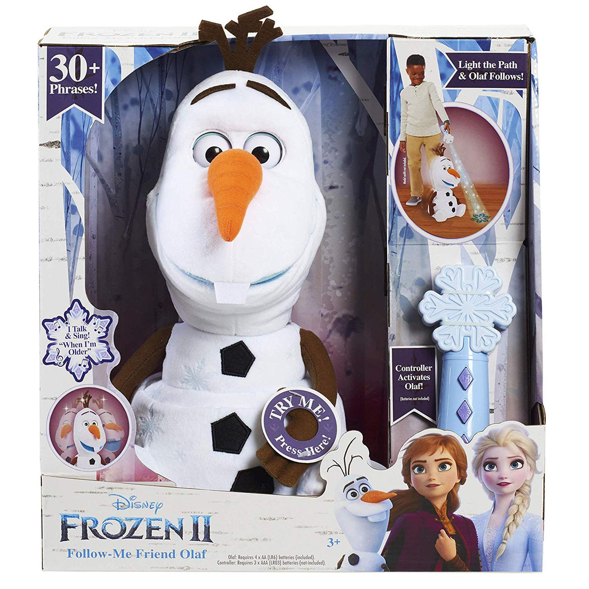 Disney Olaf Plush Singing Follow-Me Friend Doll – Frozen 2