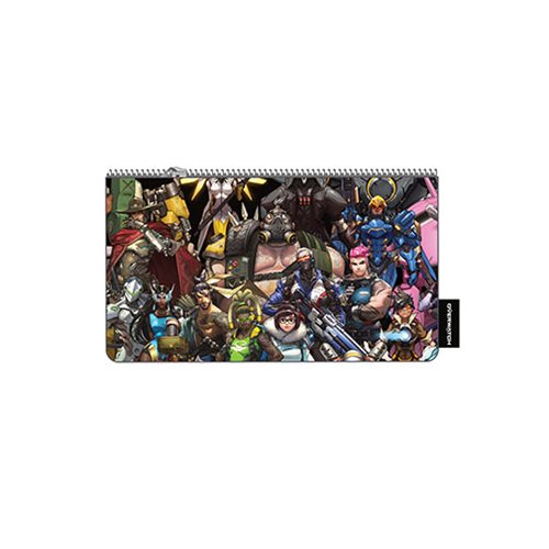 Overwatch Character Print Pencil Case