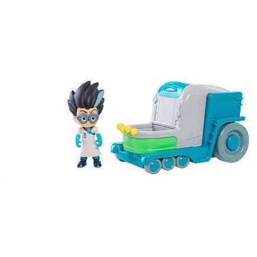 PJ Masks Cat-Car and Romeo's Lab Vehicle Set