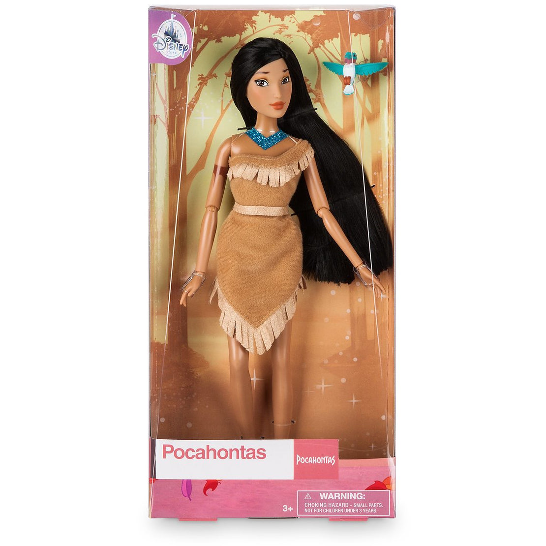 Pocahontas Classic Doll with Flit Figure - 12''