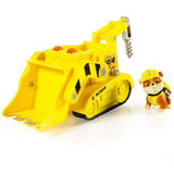 Paw Patrol Rubble' s Lights and Sounds Construction Truck Vehicle with figure