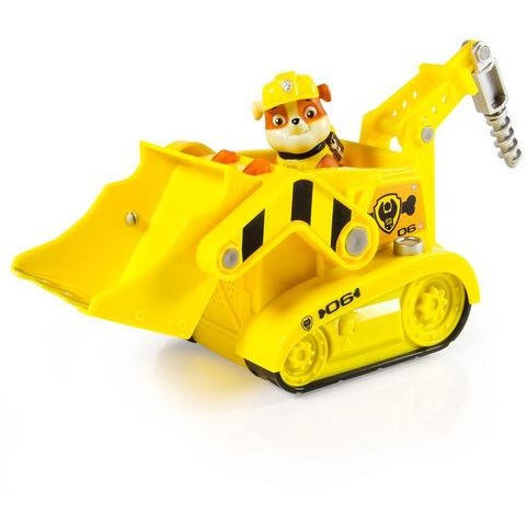 Paw Patrol Rubble' s Lights and Sounds Construction Truck Vehicle with figure
