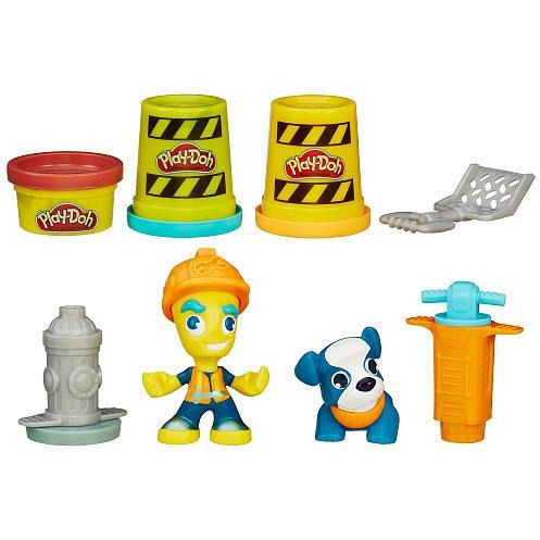 Play-Doh Town Road Worker and Pup