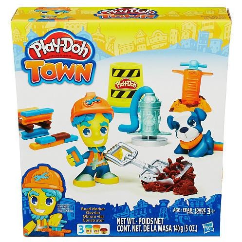Play-Doh Town Road Worker and Pup