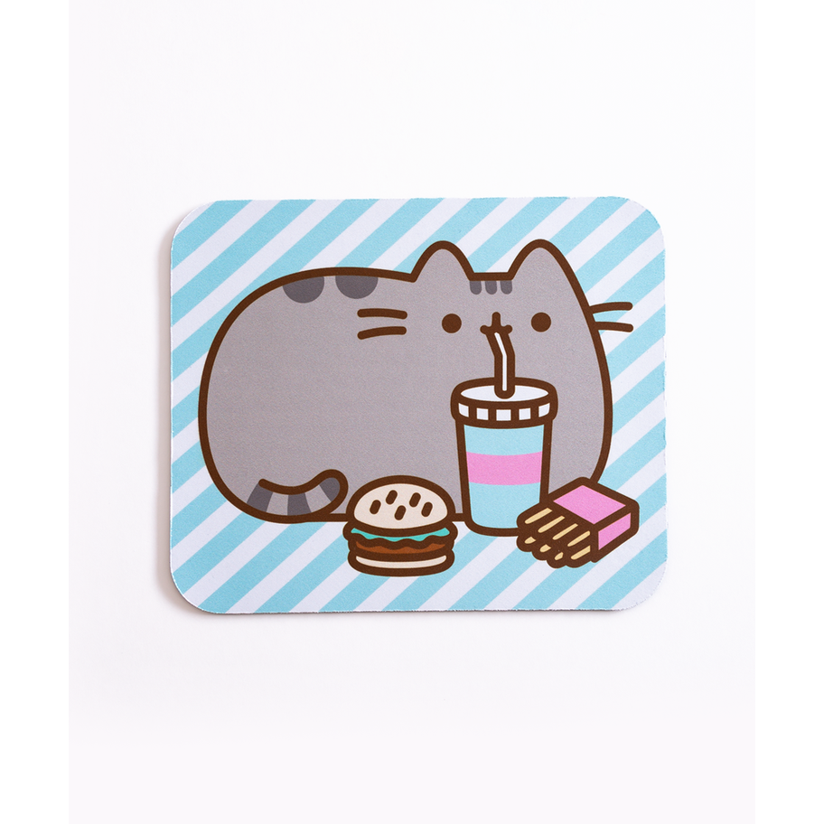 Pusheen The Cat Fast Food Mouse Pad