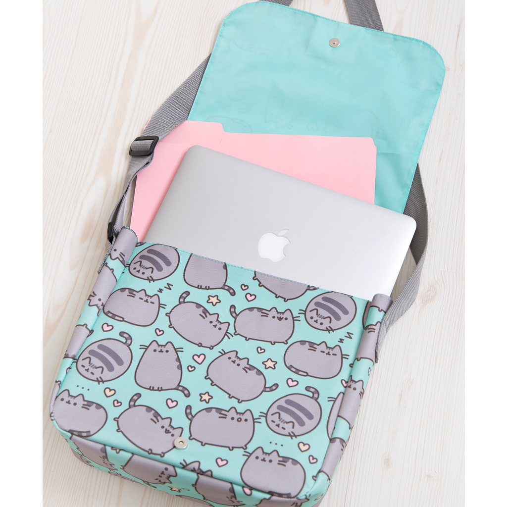 Pusheen The Cat Print Messenger Bag
