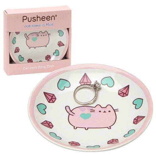 Pusheen the Cat Pink Trinket Tray