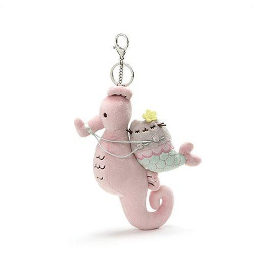 Pusheen the Cat Pusheen Mermaid Seahorse Plush Key Chain