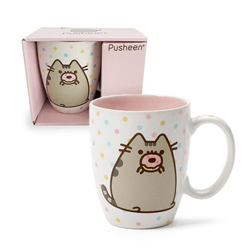 Pusheen the Cat Pusheen with Donut 12 oz. Mug PRE-ORDER
